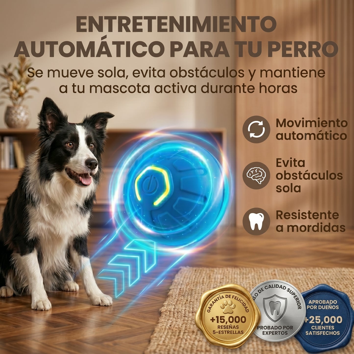 Pelota Interactiva DuoSpin 360