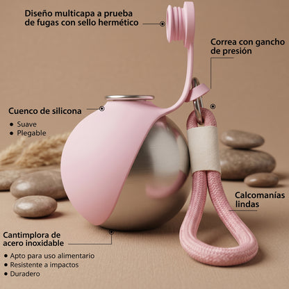 Botella Portátil DuoSpin 360