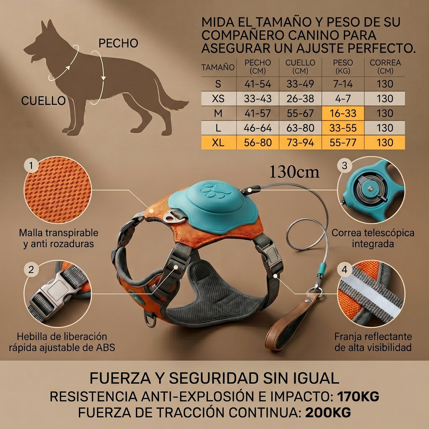 Arnés 2 en 1 DuoSpin 360
