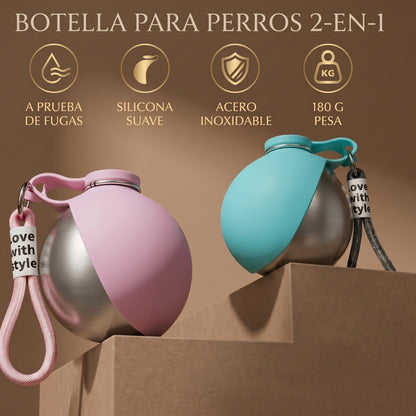 Botella Portátil DuoSpin 360